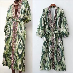 Green kimono / dress 2022